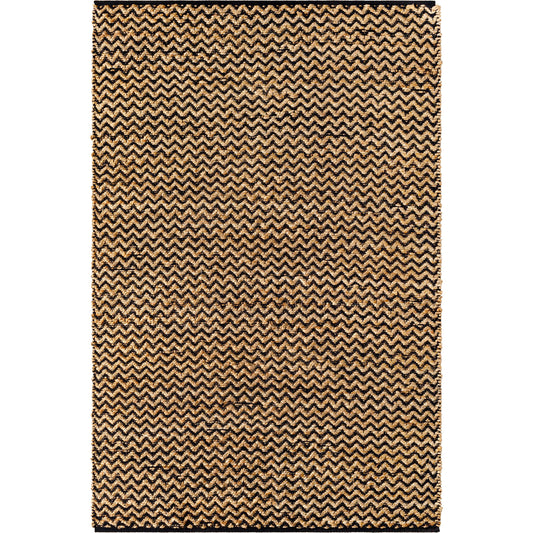Selanik Rug - 32488 by Livabliss in beige, black. Made from main: 60% cotton, main: 40% jute in a unique style.