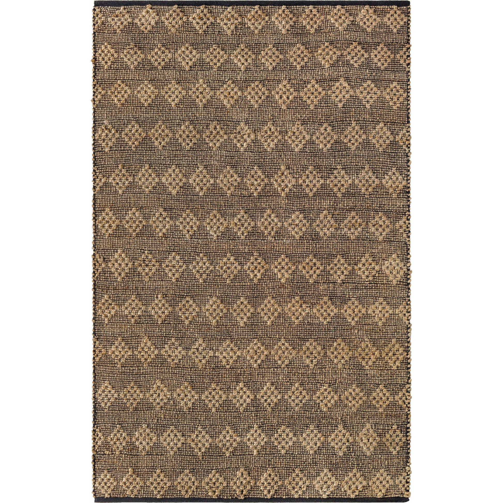 Selanik SNK-2303 Rug by Livabliss in beige, black. Made from main: 60% cotton, main: 40% jute in a unique style.