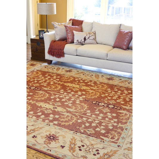 Sonoma Rug - 371 by Surya in cognac multi. Made from 100% new zealand wool in a unique style.