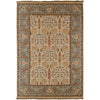 Light Beige, Ice Blue, Burnt Orange, Dark Brown, Slate, Wheat / 2' x 3'