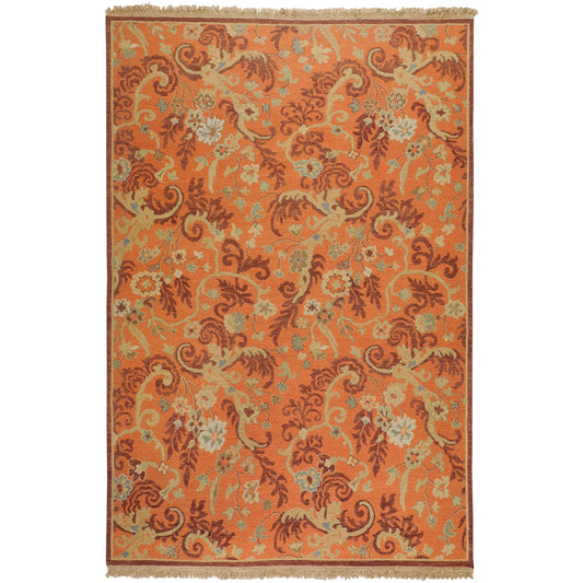 Sonoma Rug - 245 by Surya in rust. Made from 100% new zealand wool in a unique style.