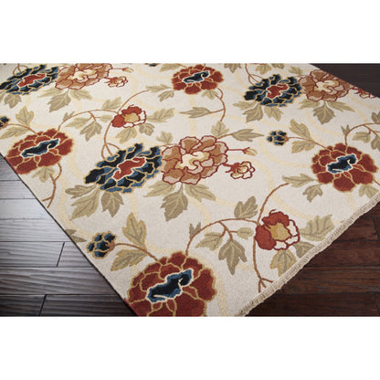 Sonoma SNM-9027 Indoor/Outdoor Rug by Surya in beige, tan, olive, brown, rust, mustard. Made from 100% new zealand wool in a unique style.