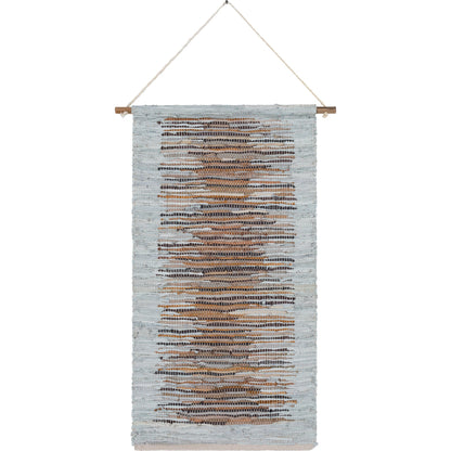 Santos - 23137 by Livabliss in light gray, khaki, dark brown, camel, charcoal, ivory. Made from 100% leather in a eclectic & global style.