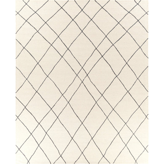 Sinop Rug - 24823 by Livabliss in black, cream. Made from 100% wool in a unique style.