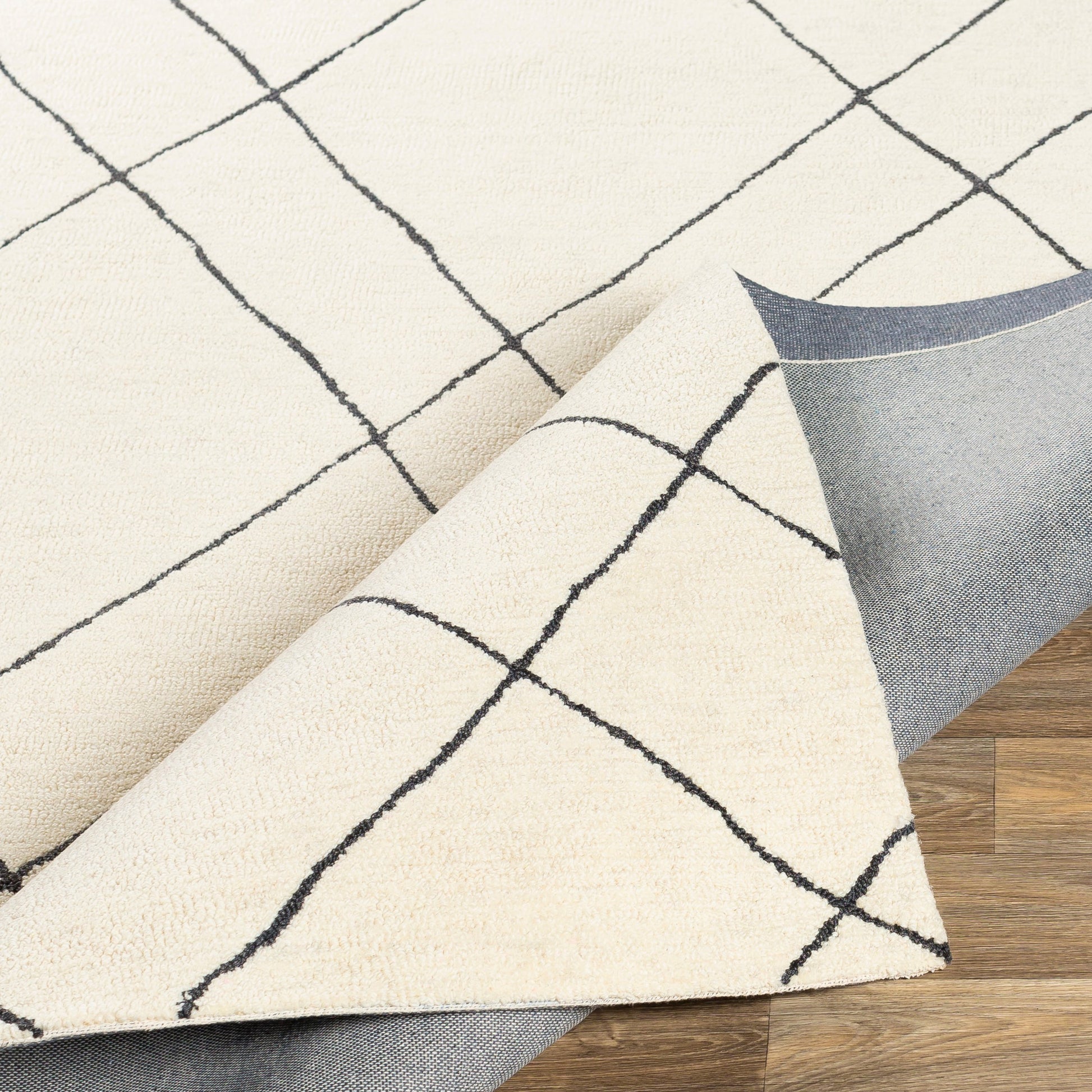 Sinop SNP-2304 Rug by Livabliss in black, cream. Made from 100% wool in a unique style.