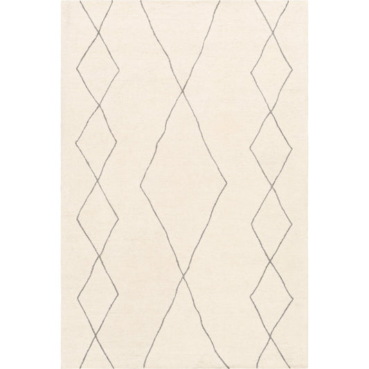 Sinop Rug - 24824 by Livabliss in charcoal, cream. Made from 100% wool in a unique style.