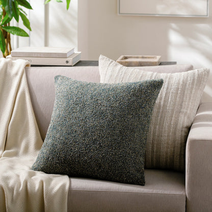 Saanvi Indoor/Outdoor Pillow by Surya. Made from polyester, cotton in a modern style.