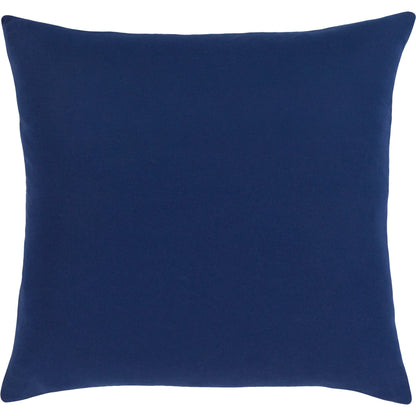 Sanya Bay Pillow - 32492 by Surya in navy, ivory, ink blue. Made from 100% polyester, 100% cotton in a modern style.