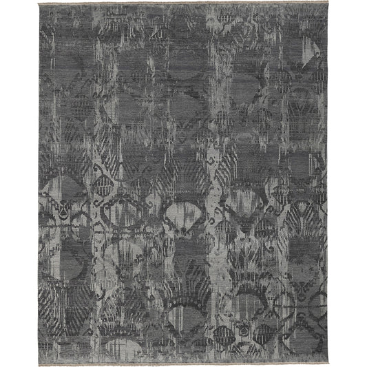 SOA-2753 Rug by Surya in charcoal, ivory. Made from 70% wool, 30% silk in a unique style.