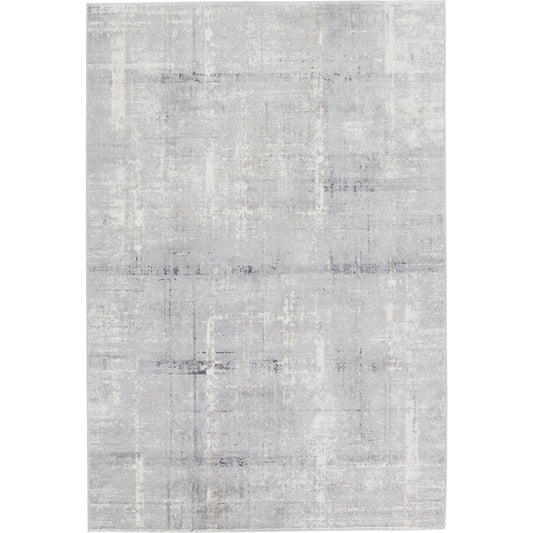 Solace SOC01 Rug by Jaipur Living in light gray, cream. Made from 60% polypropylene, 40% polyester in a unique style.