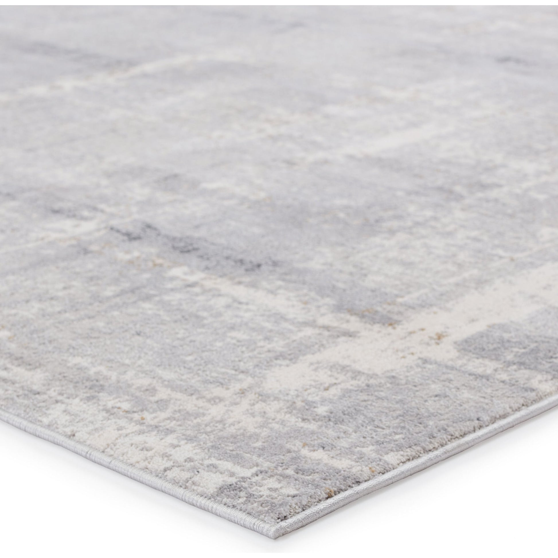 Solace SOC01 Rug by Jaipur Living in light gray, cream. Made from 60% polypropylene, 40% polyester in a unique style.