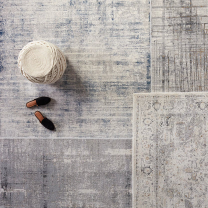 Solace SOC03 Rug by Jaipur Living in gray, blue. Made from unique in a unique style.