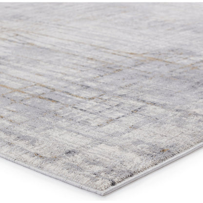 Solace SOC05 Rug by Jaipur Living in gray, gold. Made from unique in a unique style.
