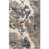 Cream, Black, Charcoal, Light Gray, Medium Gray, Brown / 2' x 3'