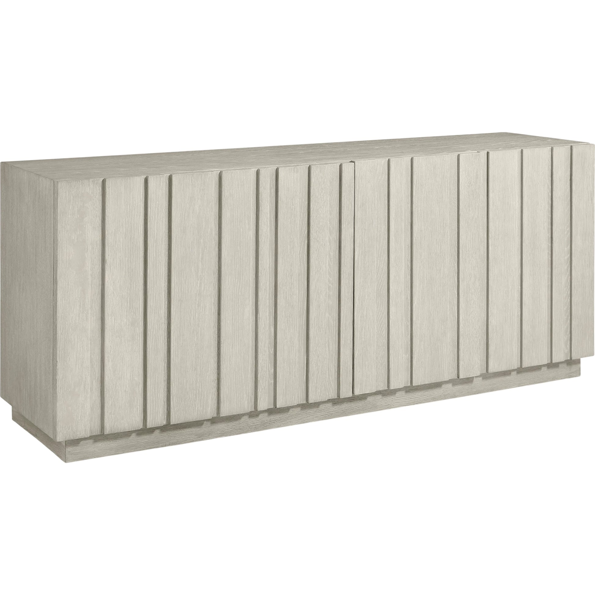 Tempo Entertainment Credenza by Bernhardt in beige. Made from wood in a unique style.