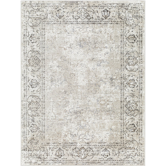 Soldado Rug - 33127 by Livabliss in medium gray, white, light brown. Made from main: 85% polypropylene, main: 15% polyester in a unique style.