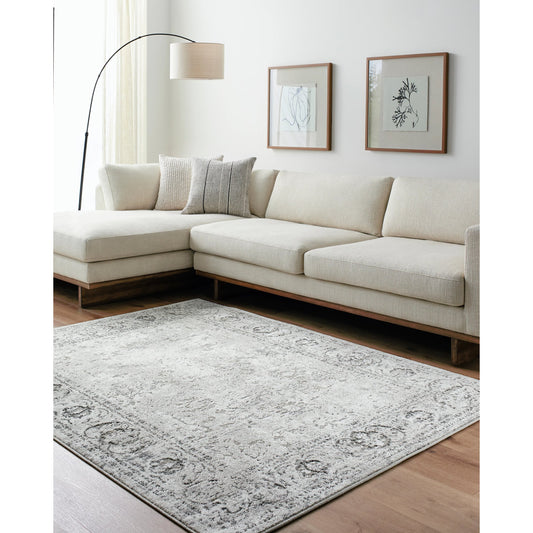 Soldado Rug - 33127 by Livabliss in medium gray, white, light brown. Made from main: 85% polypropylene, main: 15% polyester in a unique style.