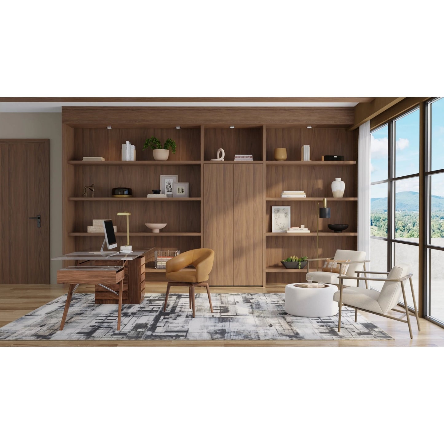 008 SI-2635556,SI-2635557,SI-2635558,SI-2635559,SI-2635560,SI-2635561,SI-2635562 | Lifestyle | Greenwich Geometric GRW39U3F Rug by Feizy in black, ivory, blue. Made from polypropylene, polyester in a unique style.