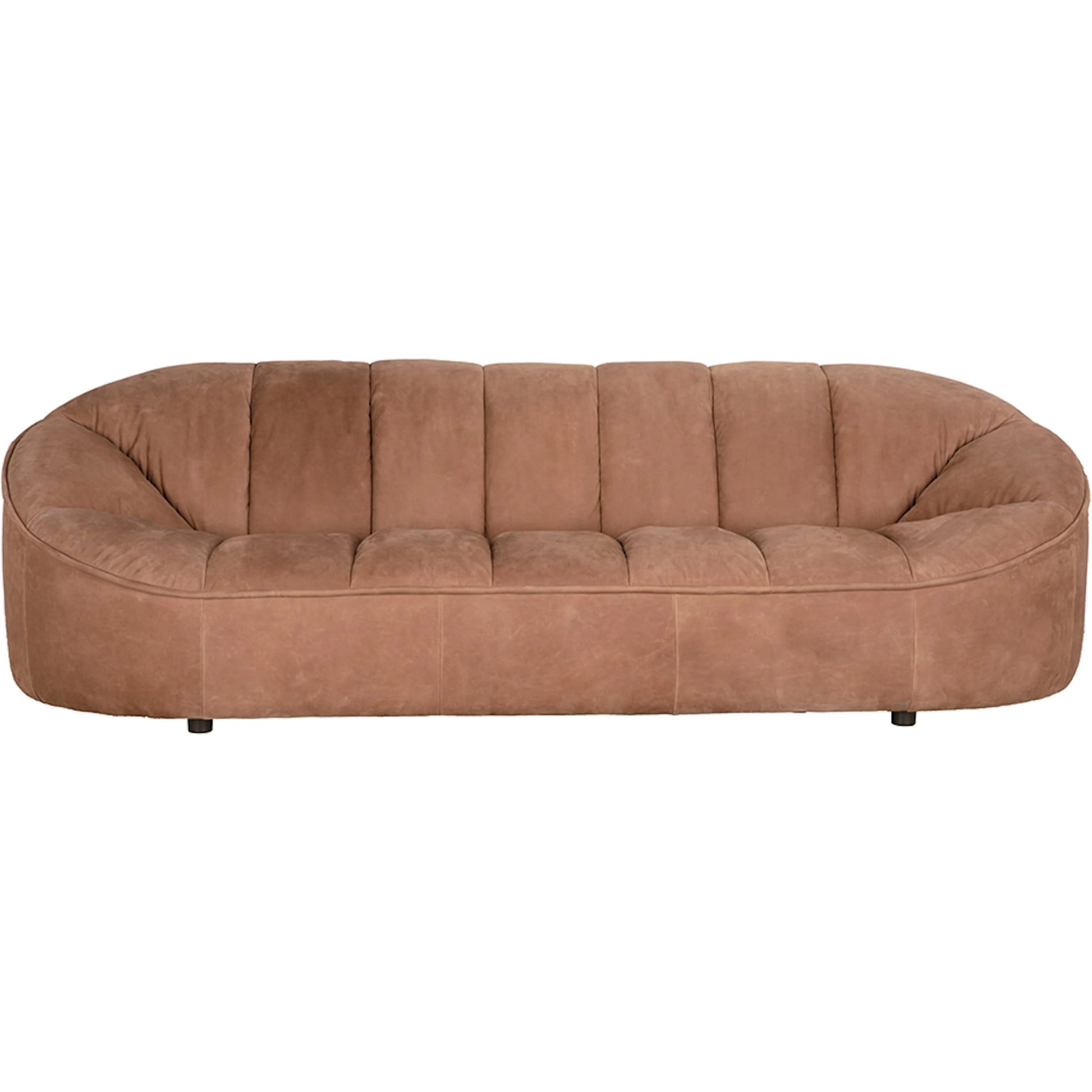 Amadeus Sofa by Noir in roman red leather. Made from leather, wood in a traditional style.