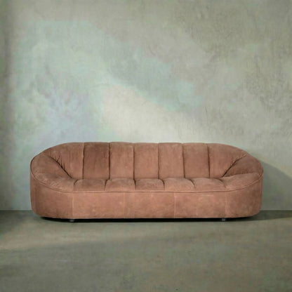 Amadeus Sofa by Noir in roman red leather. Made from unique in a traditional style.