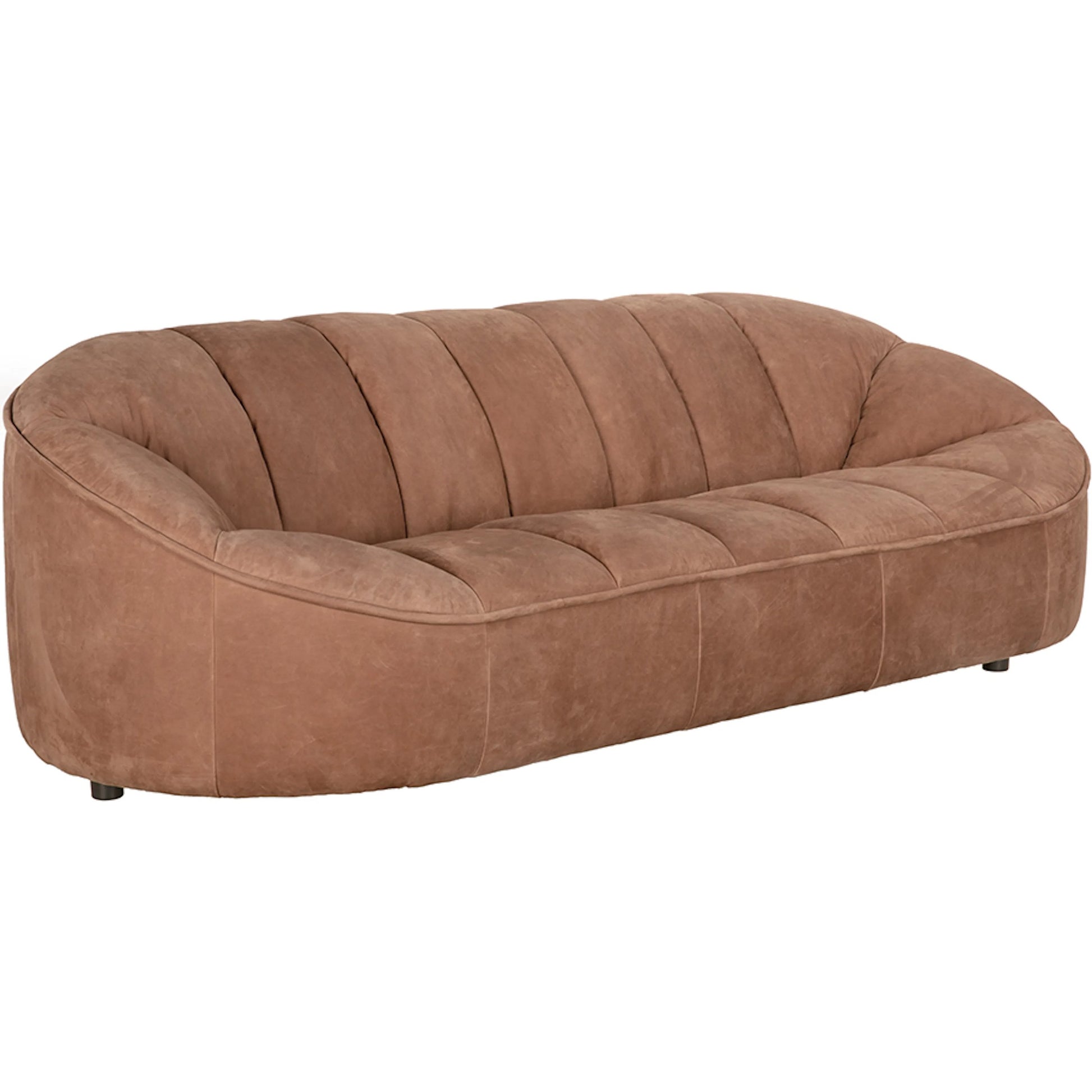 Amadeus Sofa by Noir in roman red leather. Made from leather, wood in a traditional style.