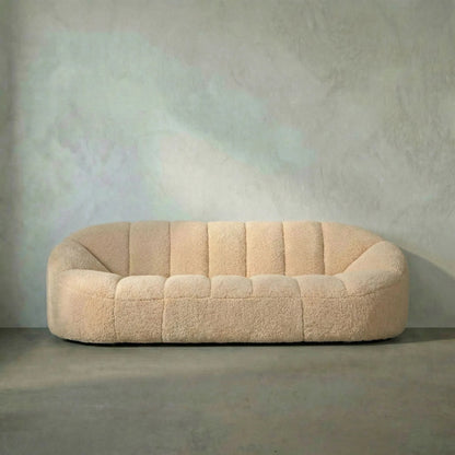 Amadeus Sofa by Noir in roman red leather. Made from unique in a traditional style.