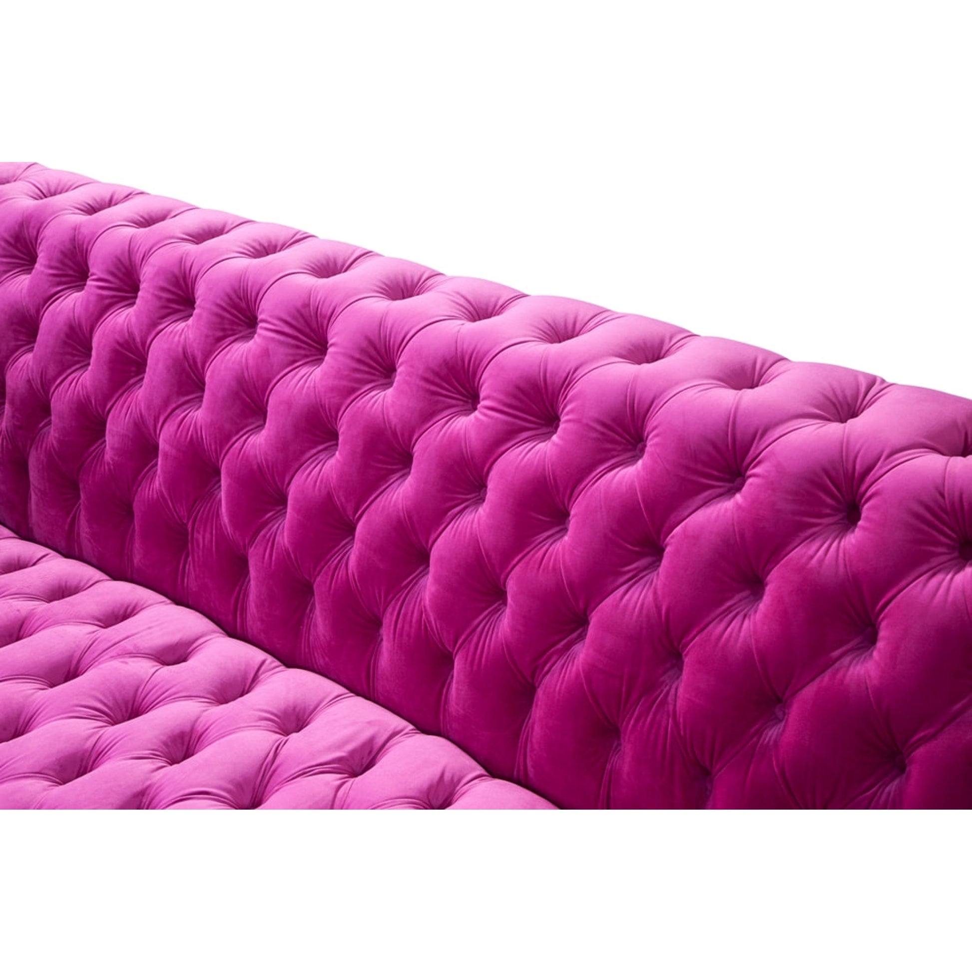 Vicenza Tufted Sofa by Pasargad Home. Made from velvet in a modern style.