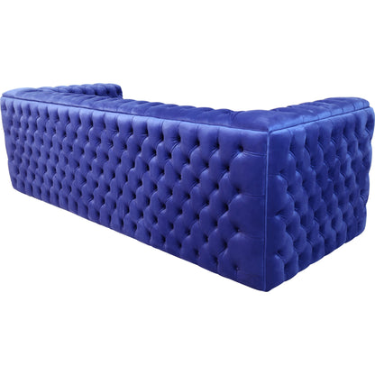 Vicenza Tufted Sofa by Pasargad Home. Made from velvet in a modern style.