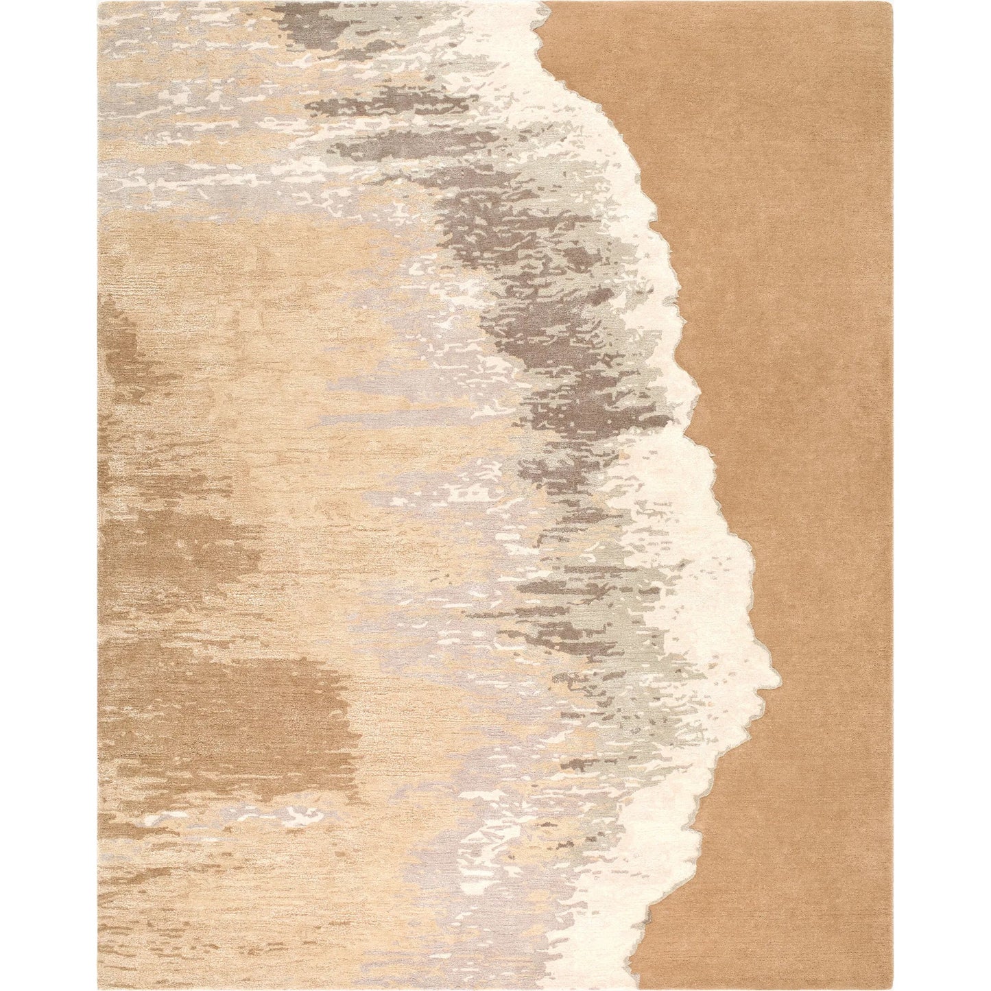001 SI-2244953,SI-2244954,SI-2244955,SI-2244956 | Primary Silo | Shoreline SOH-2300 Rug by Surya in beige, sand, cream, taupe, light gray. Made from wool, viscose in a unique style.