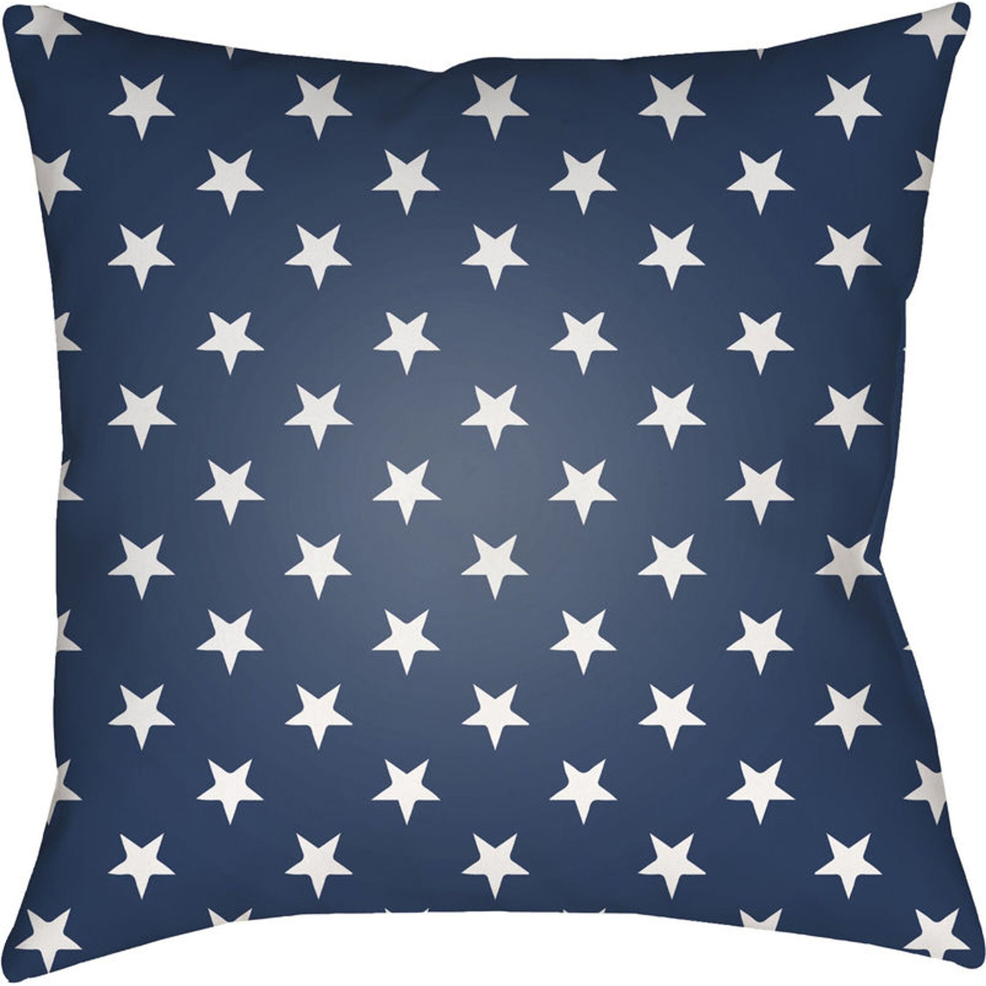 Americana II Indoor/Outdoor Pillow by Livabliss. Made from front: 100% polyester, back: 100% polyester in a traditional style.