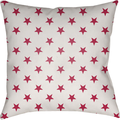 Americana II Indoor/Outdoor Pillow by Livabliss. Made from front: 100% polyester, back: 100% polyester in a traditional style.