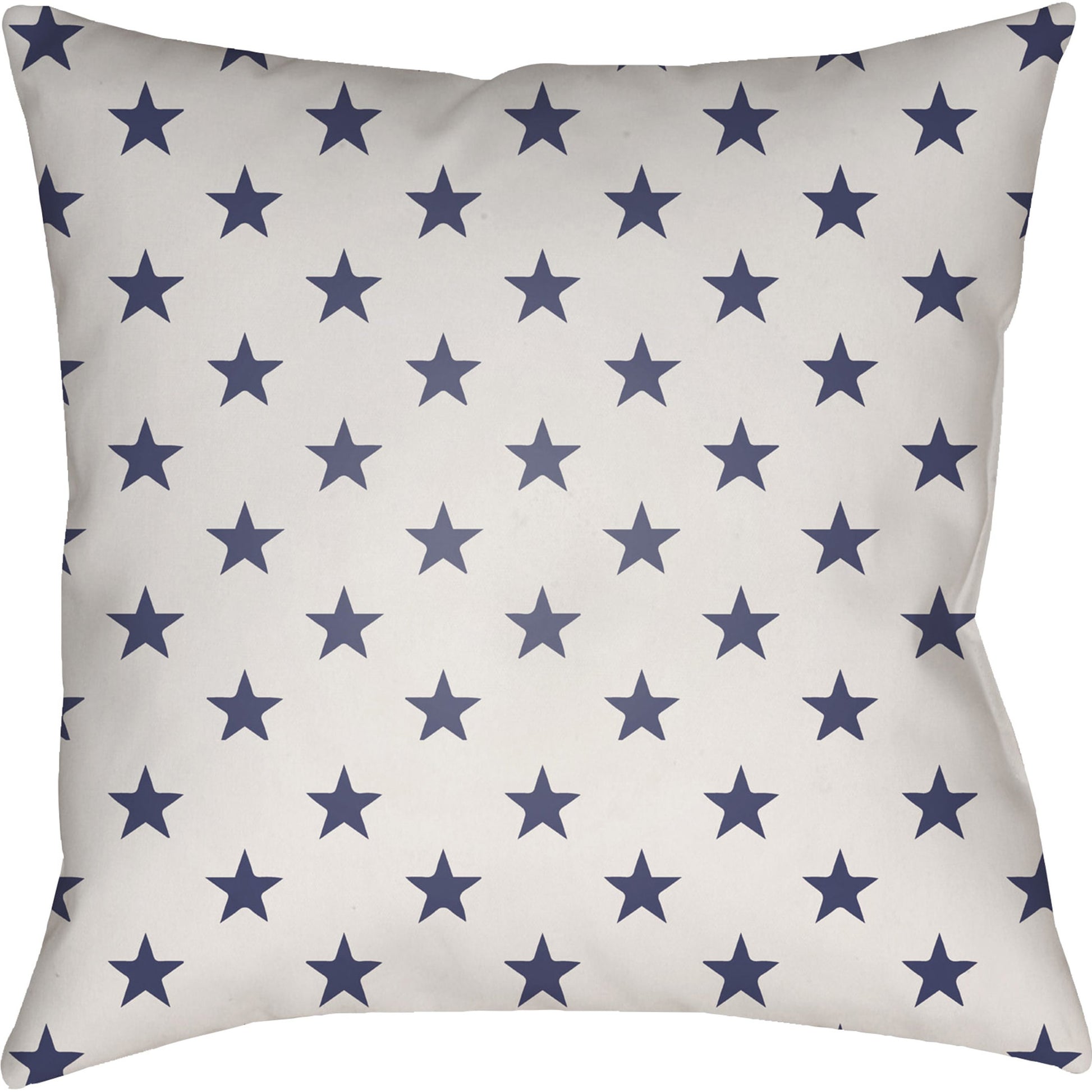 Americana II Indoor/Outdoor Pillow by Livabliss. Made from front: 100% polyester, back: 100% polyester in a traditional style.