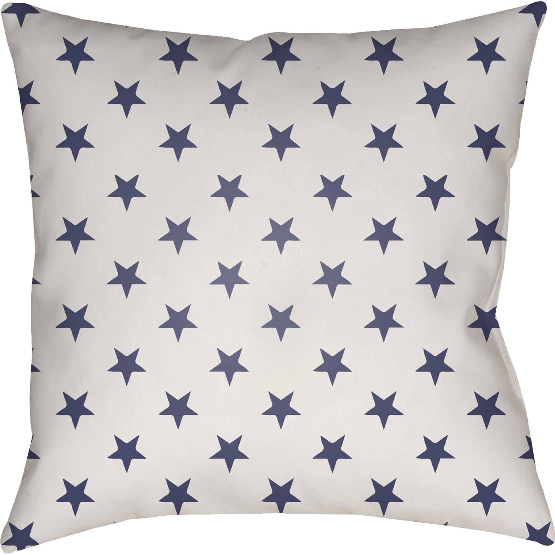 Americana II Indoor/Outdoor Pillow by Livabliss. Made from front: 100% polyester, back: 100% polyester in a traditional style.