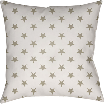 Americana II Indoor/Outdoor Pillow by Livabliss. Made from front: 100% polyester, back: 100% polyester in a traditional style.
