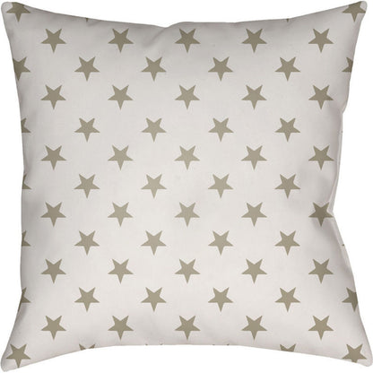 Americana II Indoor/Outdoor Pillow by Livabliss. Made from front: 100% polyester, back: 100% polyester in a traditional style.