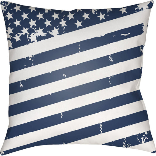 Americana III Pillow - 15734 by Livabliss. Made from front: 100% polyester, back: 100% polyester in a traditional style.