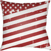Red, White / 18" x 18"