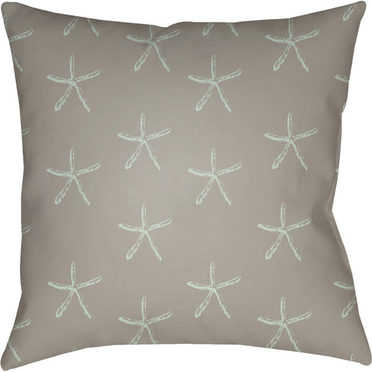 Coastal Pillow - 21355 by Livabliss. Made from front: 100% polyester, back: 100% polyester in a coastal style.