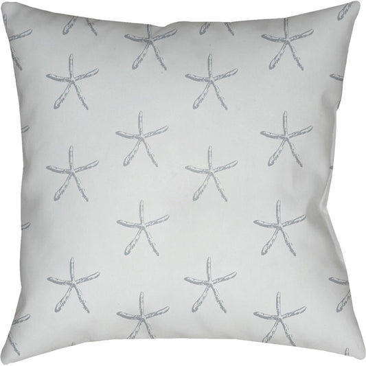 Coastal Pillow - 21355 by Livabliss. Made from front: 100% polyester, back: 100% polyester in a coastal style.