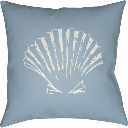 Shells II Pillow - 25854 by Livabliss. Made from front: 100% polyester, back: 100% polyester in a coastal style.