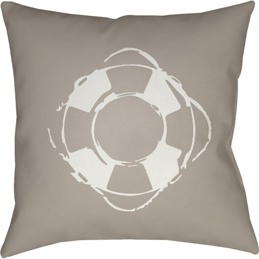 Nautical Pillow - 25840 by Livabliss. Made from front: 100% polyester, back: 100% polyester in a coastal style.