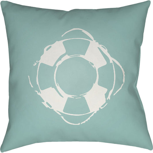 Nautical Pillow - 25840 by Livabliss. Made from front: 100% polyester, back: 100% polyester in a coastal style.