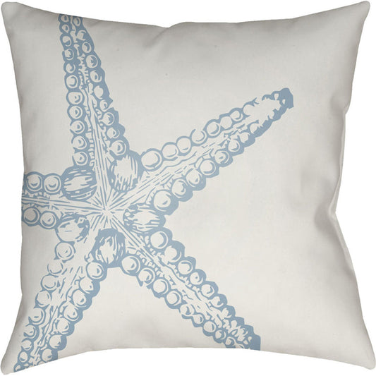 Nautical III Pillow - 13537 by Livabliss. Made from front: 100% polyester, back: 100% polyester in a coastal style.