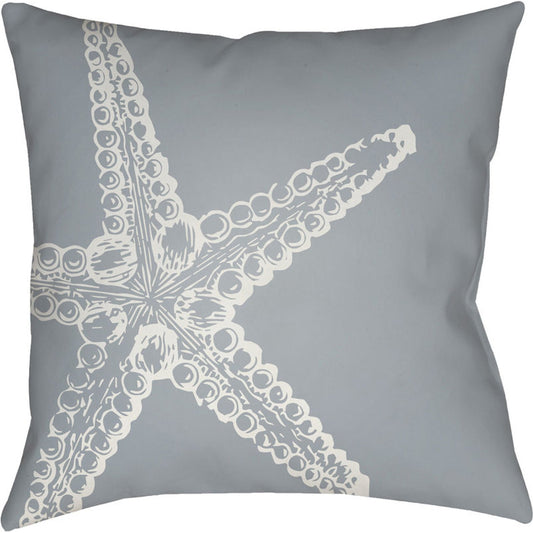 Nautical III Pillow - 13537 by Livabliss. Made from front: 100% polyester, back: 100% polyester in a coastal style.