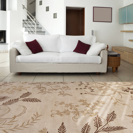 Sonora Rug - 134 by Surya in beige tan brown. Made from unique in a unique style.