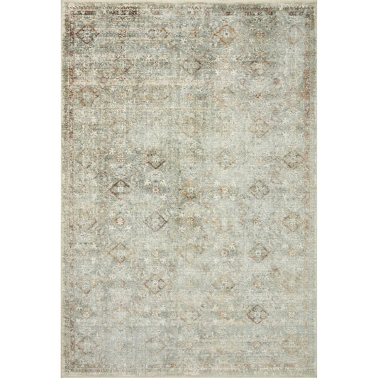 Sonnet SNN-02 Rug by Loloi in lagoon, gold. Made from polypropylene / polyester in a unique style.