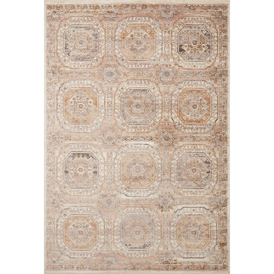 Sonnet SNN-06 Rug by Loloi in apricot, multi. Made from polypropylene / polyester in a unique style.