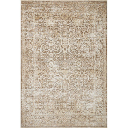 Sonnet SNN-09 Rug by Loloi in mocha, tan. Made from polypropylene / polyester in a unique style.