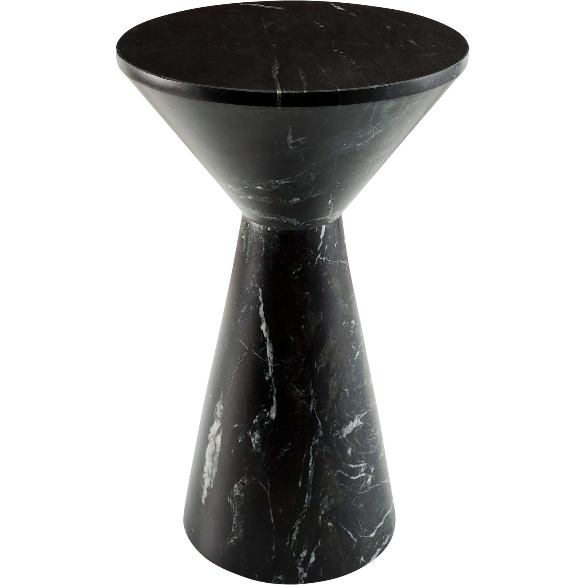 Sonu Indoor/Outdoor End Table by Surya. Made from marble in a modern style.