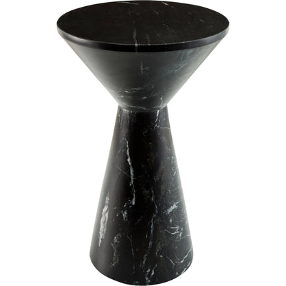 Sonu Indoor/Outdoor End Table by Surya. Made from marble in a modern style.
